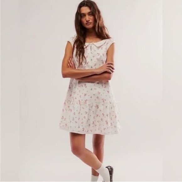 Free People Beasley Mini Dress/ size M - Picture 1 of 11